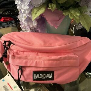 Balenciaga Pink Women's Backpack waistbag